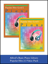 Alfred's Basic Piano Library Popular Hits Vol.2 & 3 piano sheet music cover
